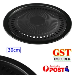Portable Korean BBQ Grill Plate Butane Gas Stove Stone Coated Non-Stick Pan 30cm - Picture 1 of 9