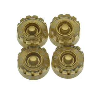 LP Guitar Knurled Speed Knobs 24 Fine Spline Control Knob for Gibson LP Gold - Picture 1 of 4