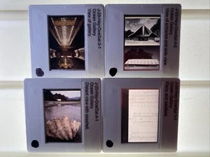 Masako Hayashi “Ocean Gallery” Japanese Architecture 4 35mm Art Slides - Picture 1 of 5
