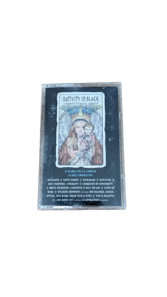 Nativity In Black A Tribute To Black Sabbath Cassette Tape (Columbia 1994) Foto 1 de 4
