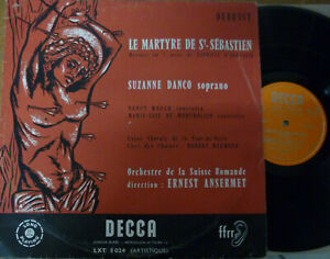 ANSERMET - SUZANNE DANCO / DEBUSSY le martyre de St-Sebastien   / DECCA LXT 5024