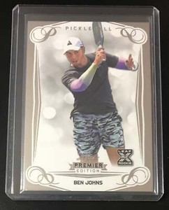 2023 Leaf Premier Edition Pickleball Base #10 Ben Johns XRC