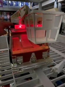 Antique 1989 NYLINT Water Cannon Fire Truck With Sound Machine Metal Firetruck - Picture 1 of 9