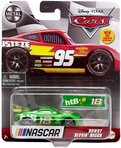 FACTORY SEALED MOMC Disney Cars NASCAR ROWDY REVVIN' BUSCH HTB Hostile Takeover - Picture 1 of 2