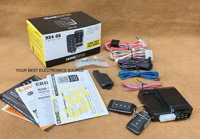 NEW Crimestopper RS4-G6 1-Way Remote Start System with Keyless Entry RS4G6 - Image 1 of 2