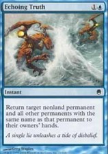 MTG magic cards 2x x2 Light Play, English Echoing Truth Darksteel