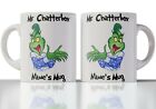 Mr Chatterbox personalisierte Kaffeetasse lustige Charakter Tasse Weihnachten ideal Weihnachten