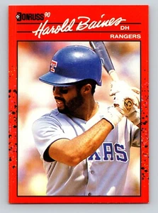 Harold Baines 1990 Donruss #402 Texas Rangers - Picture 1 of 2