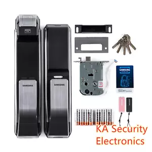 Samsung SHS-P718 PUSH/PULL SMART DOOR LOCK Biometric Reader, Motion Detection - Picture 1 of 10