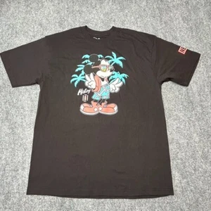Neff X Disney Mickey Mouse Black T-shirt Men’s XL Palm Trees Sunglasses NWT - Picture 1 of 7