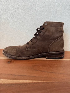 Thursday everyday leather suede boots 10.5 men’s ankle lace up brown - Picture 1 of 7