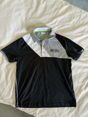 Mens MARTIN KAYMER BY HUGO BOSS Golf Nanotex Fabric Polo Shirt Size M - NEW - image 1 of 4