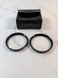 Vintage Vivitar 49mm Close-Up Lens 2 & 4 Photography Set w/Case - Picture 1 of 10