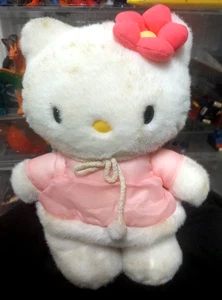 Vintage Sanrio Hello Kitty 10 Zoll Plüsch (Flecken) - Bild 1 von 5
