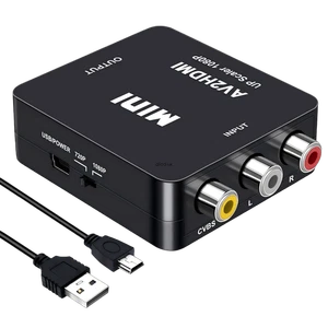 1080P HDMI zu AV Konverter HDMI Auf Cinch Adapter HDMI to AV HD Video Converter - Bild 1 von 9