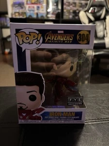Funko Pop! Vinilo: Marvel - Iron Man (sin máscara) - FYE (exclusivo) #304 - Imagen 1 de 6