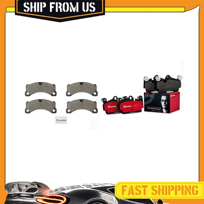 Juego de 2 pastillas de freno de disco delanteras traseras Brembo para Porsche Cayenne 2011-2013 NUEVO_WT Foto 1 de 4