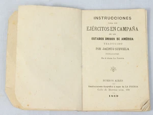 LAWS OF WAR Argentina Spanish 1880 LIEBER CODE American military 'instructions' - Picture 1 of 7