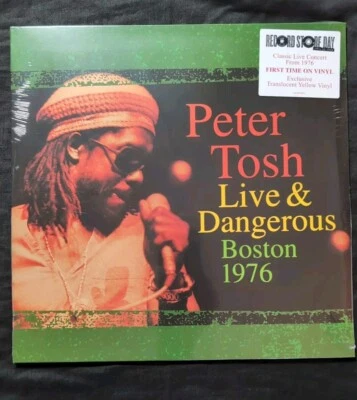 PETER TOSH - Live and Dangerous: Boston 1976 NEW DOUBLE YELLOW VINYL LP. J184 - Image 1 of 4