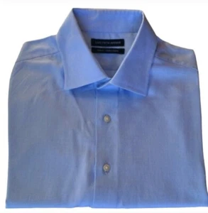 Sak Fifth Avenue Long-Sleeve Dress-Shirt, 16Half 34/35, Blue. - Picture 1 of 5