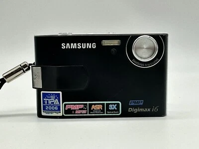⭐️ SAMSUNG Digimax i6 6.0MP DIGITAL CAMERA + MP3 Player UNTESTED ⭐️ - Image 1 of 4