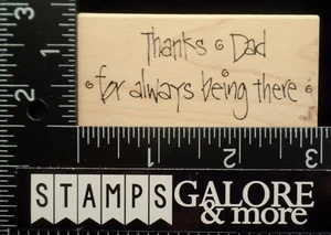 AAW Annette Watkins Stempel E2024 DANKE PAPA, DASS DU IMMER DA BIST #T07 - Bild 1 von 2