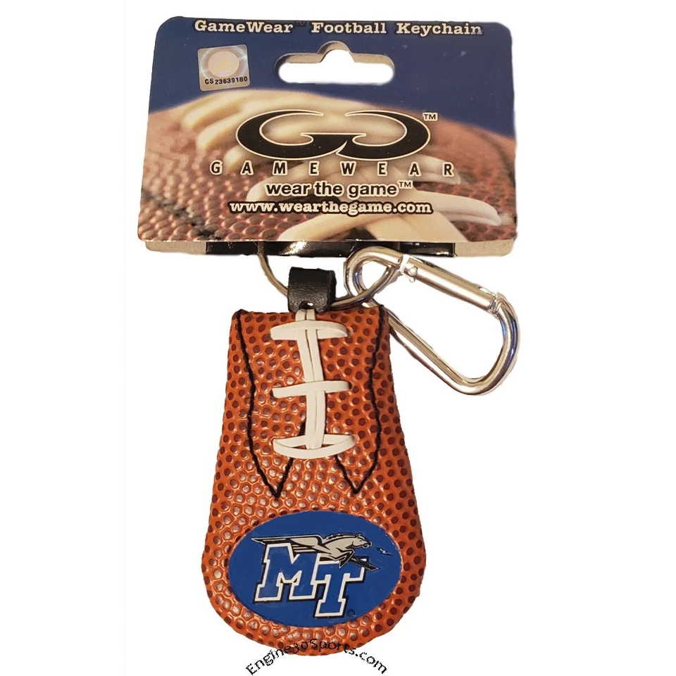 Middle Tennessee State Blue Raiders Classic Football Key Ring - Image 1 of 1