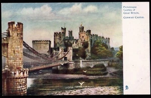 Conway Castle Wales Tuck Postcard - Picture 1 of 2
