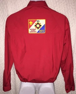 1977 Vintage Boyscouts of America National Jamboree Jacket Size YOUTH L/XL - Picture 1 of 10