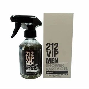 212 VIP MEN BY CAROLINA HERRERA SHOWER PARTY GEL 250 ML / 8.5 FL.OZ. NEW (T) - Picture 1 of 1
