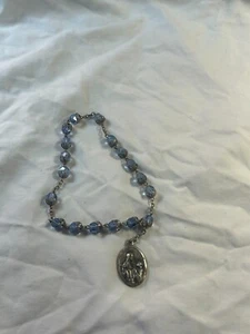 Saint Ann Pray For Us Rosenkranz Italien Vintage J-151 - Bild 1 von 3