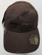 Schneider National Brown Advantage Baseball Hat Cap Camo B3