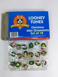 Set of 18 mini Looney Tunes Christmas ornaments. New. 5/8 in. Warner Brothers - Picture 1 of 2