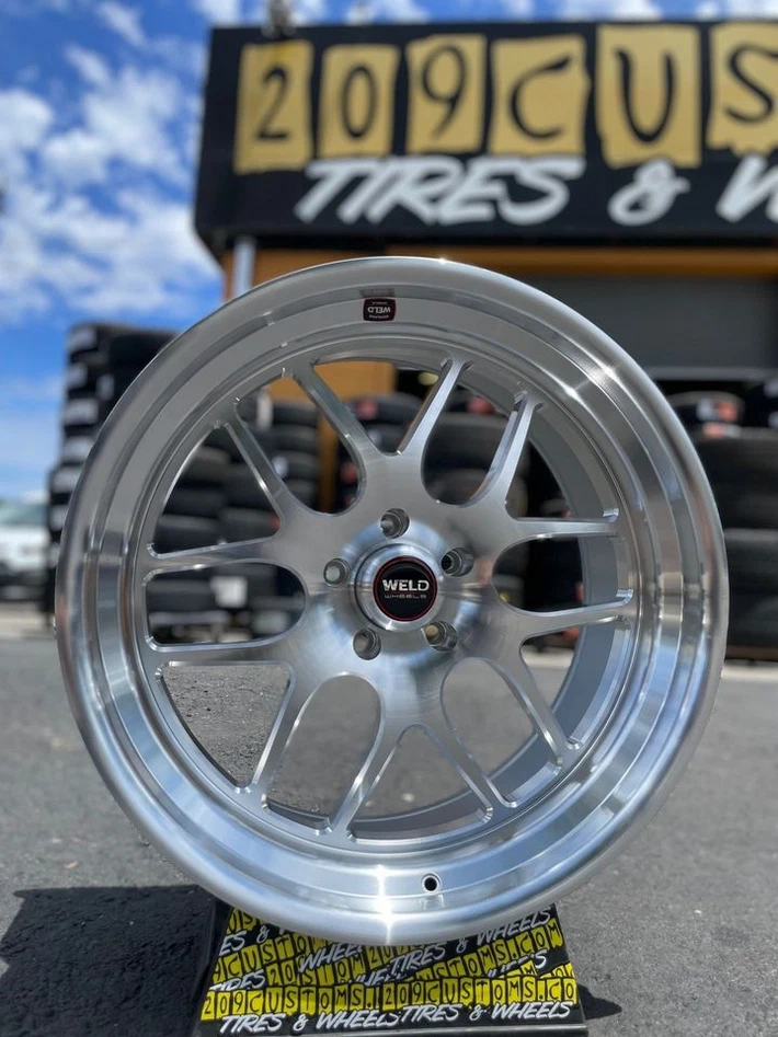 22" WELD WHEELS SOLANA S111 22X8.5 22x12 -57 BIG LIP  5X127  C-10 OBS CHEVY 1500 - Image 1 of 1
