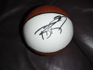WASHINGTON WIZARDS BRADLEY BEAL SIGNED MINI WHITE LEATHER BALL - Picture 1 of 1