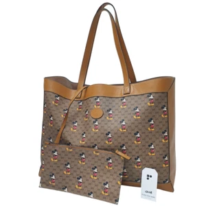 GUCCI Micro GG Pattern Tote Bag Disney Collaboration Mickey Mouse 547947 GA128 - Bild 1 von 12