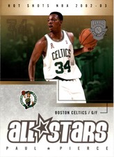 2002-03 Fleer Hot Shots Boston Celtics Basketball Card #148 Paul Pierce AS
