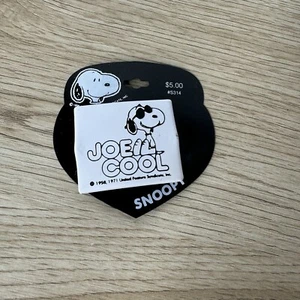 Peanuts Snoopy Joe coole Haarspange neu auf Aufhänger #S314 1971 Copyright Datum - Bild 1 von 5