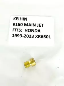 New Genuine Keihin Carb #160 Main Jet for Honda XR650L 1993-2023 - Picture 1 of 2