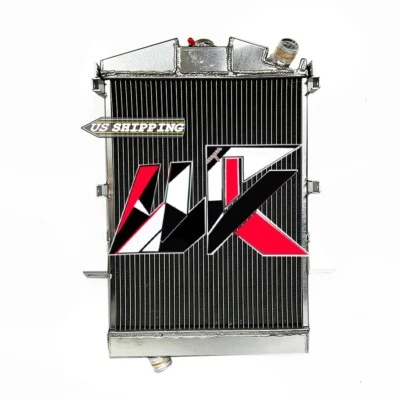 Aluminum Radiator For Jaguar XK 140 Base/M/MC 3.4L 3442cc 190 BHP 1955-1957 1956 Foto 1 de 4