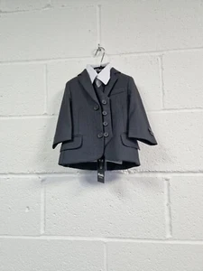 Vivaki 3 Piece Charcoal Suit (Age 6-9 Months) Wedding, Page Boy Special Day - Picture 1 of 5