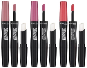 Rimmel Lasting Provocalips Double Ended Liquid Lipstick & Balm Top Coat - Picture 1 of 4