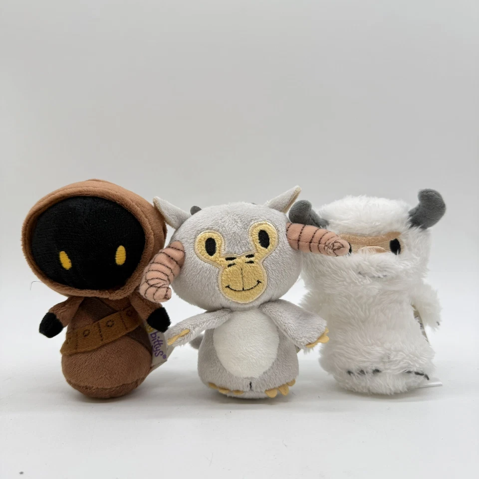 Hallmark Itty Bittys Star Wars Lot Jawa Tauntaun & Wampa Plush Limited Edition - Image 1 of 3