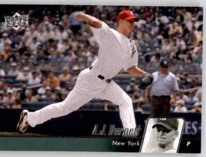2010 Upper Deck AJ Burnett Base Card MLB PWE UD Yankees #353 - Picture 1 of 2