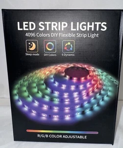 Led Strip Lights, 32.8Ft Flexible Color Changing RGB Led Wall Lights with Remote - Picture 1 of 2