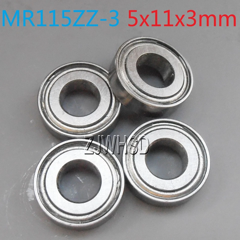 4pcs MR115zz-3 Sealed Bearing 5 x 11 x 3 mm for TAMIYA TRAXXAS RC Hobby DIY - Image 1 of 1