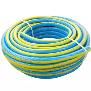 (1,99€/m) 5 Meter Wasserschlauch 1/2 Zoll Profi BLAU / GELB Gartenschlauch 5m - Bild 1 von 4