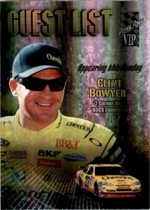 2009 Press Pass VIP Guest List Clint Bowyer #GL12 NASCAR Insert - Picture 1 of 2