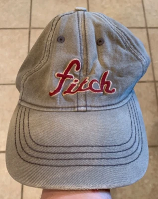 NUEVO CON ETIQUETAS Gorra de Béisbol Abercrombie Niños S/M Pequeña Mediana Gris Desteñida Foto 1 de 3