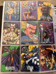 MARVEL TRADING CARDS COMICS DC 1800 PZ. SPIDERMAN HULK X MEN WOLWERINE CONAN 90s - Foto 1 di 12